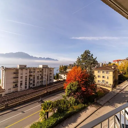 Florimont Double View - Self Check-in Mini-hôtel Montreux